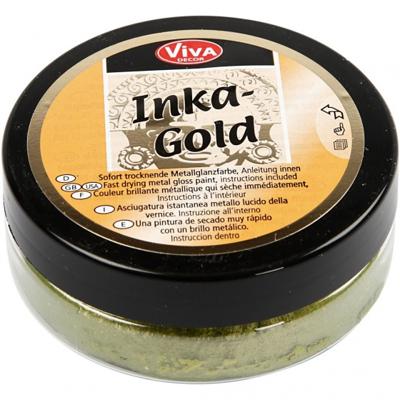 Viva Decor glanswax Inka-Gold 50 ml groen/geel Viva Decor glanswax Inka-Gold 50 ml groen/geel