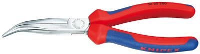 Knipex 26 25 200 Elektronica en fijnmechanica Platte rondbektang 40° gebogen 200 mm