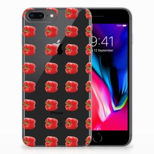 Apple iPhone 7 Plus | 8 Plus Siliconen Case Paprika Red