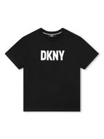 Dkny Kids t-shirt en coton à logo imprimé - Noir