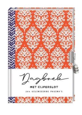 Dagboek met Slot voor Volwassenen Leaves