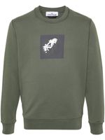 Stone Island sweat Compass en coton - Vert - thumbnail