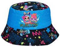 L.O.L. Surprise! zonnehoed meisjes textiel zwart/blauw maat 54