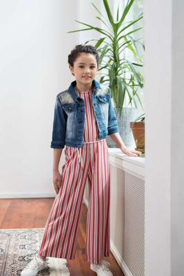 Like Flo Meisjes jumpsuit - Gestreept