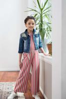 Like Flo Meisjes jumpsuit - Gestreept