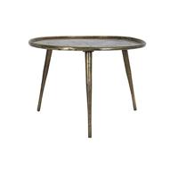 Light & Living Bijzettafel Babina - Antiek Brons - Ø59cm - Rond - Metaal - Kleine tafel - Salontafel - Nachtkastje - Banktafel - Geschikt voor woonkamer & Slaapkamer