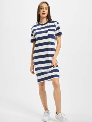 Urban Classics / jurk Stripe Boxy in blauw