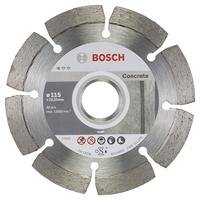 Bosch 2608603231 diamantdoorslijpschijf standaard voor keramiek beton. 115 mm zilver
