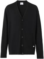 Burberry cardigan à col v - Noir - thumbnail