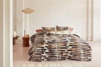 VT wonen VTwonen dekbedovertrek Botanic Stripe Terra 240x200/220 cm