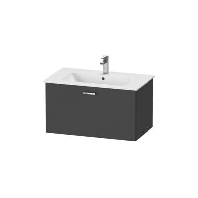 Duravit XBase wastafelonderkast 80x47,5 cm met 1 lade voor ME by Starck wastafel, matgrafiet Duravit XBase wastafelonderkast 80x47,5 cm met 1 lade voor ME by Starck wastafel, matgrafiet
