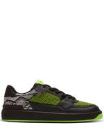 Balmain B-Court Flip snakeskin-effect sneakers - Noir