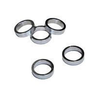 VWP Balhoofdtussenring spacer alu 8mm 1" zilver p/5 - thumbnail