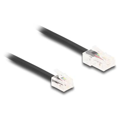 DeLOCK Telephone Cable RJ45 plug to RJ11 plug black 2 m