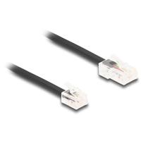 DeLOCK Telephone Cable RJ45 plug to RJ11 plug black 2 m