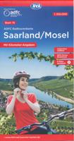 Fietskaart 19 ADFC Radtourenkarte Mosel Saarland | BVA BikeMedia - thumbnail