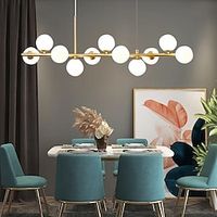 led hanglamp 43.5 11-lichts wereldbol ontwerp geometrische vormen inbouwlampen metaal spoetnik lineair geometrisch geverfde afwerkingen hedendaagse kroonluchters 110-240v Lightinthebox