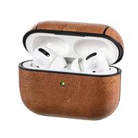 Hama Etui voor Apple AirPods Pro, lederlook, met sportband, bruin