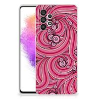 Samsung Galaxy A73 5G Hoesje maken Swirl Pink