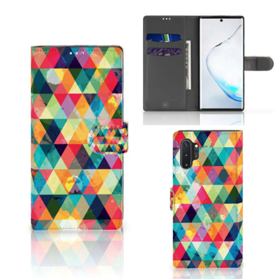 Samsung Galaxy Note 10 Plus Telefoon Hoesje Geruit Samsung Galaxy Note 10 Plus Telefoon Hoesje Geruit