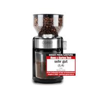 CASO Barista Crema Elektrische design-koffiemolen, maalgraadinstellingen van fijn tot grof, aromavriendelijk malen door professionele schijfmolen, krachtige 150 watt motor