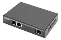 DIGITUS Gigabit PoE Indoor Extender, 2-poorts, 60W 100m uitbreiding, cascadeerbaar, self-powered
