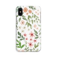 Botanical sweet flower heaven: iPhone X Volledig Geprint Hoesje - thumbnail