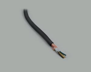 BKL Electronic 1509015 Audiokabel 5 x 0.22 mm² Zwart per meter