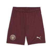 PUMA Manchester City voetbalshorts voor kinderen 2024/25, wijnrood, 152
