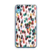 Tropical Dots: iPhone XR Transparant Hoesje