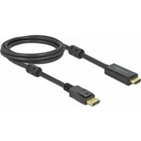 Delock 85956 Actieve DisplayPort 1.2 naar HDMI-kabel 4K 60 Hz 2 m