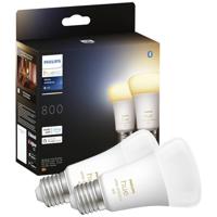 Philips Lighting Hue LED-lamp (2 stuks) 871951432824200 Energielabel: F (A - G) Hue White Ambiance E27 Dopelpack 2x570lm60W E27 9 W Warmwit tot koudwit - thumbnail