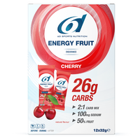 6d Sports Nutrition Energy Fruit Cherry 12x32g