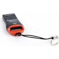 Gembird FD2-MSD-3 geheugenkaartlezer USB 2.0 Zwart, Rood - thumbnail