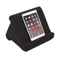Orange Donkey Tablet Kussen – 29x23x26 cm - tablethouder voor boekenstandaard – Meerzijdig IPad standaard met 3 verschillende zijdes - Mobiele telefoonstandaard voor tafel – leesstandaard - Zwart