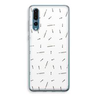 Hipster stripes: Huawei P20 Pro Transparant Hoesje - thumbnail