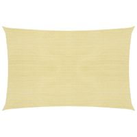 Zonnezeil 160 g/m 2x3 m HDPE beige - thumbnail