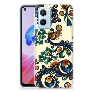 Siliconen Hoesje OPPO A96 | OPPO A76 Barok Flower