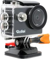 Rollei Actioncam 300 Plus - HD videofunctie 720p, onderwaterbehuizing voor maximaal 40 m waterdiepte, incl. zwemgreep Bobber - zwart
