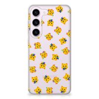 TPU bumper voor Samsung Galaxy S23 Katten Emojis