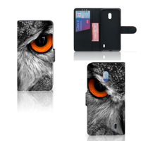 Nokia 2.2 Telefoonhoesje met Pasjes Uil