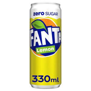 Fanta Fanta - Lemon Zero Sugar 330ml 24 Blikjes