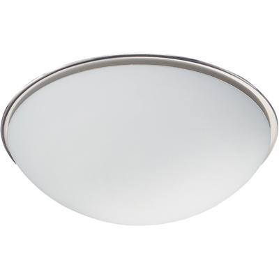 LED Plafondlamp - Plafondverlichting - Trion Balbo - E27 Fitting - 1-lichts - Rond - Mat Nikkel - Aluminium