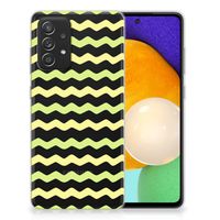 Samsung Galaxy A52 (5G/4G) TPU bumper Waves Yellow