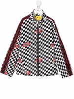 Off-White Kids veste de sport Chessboard - Noir - thumbnail