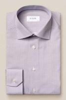 ETON Slim Fit Overhemd paars, Motief