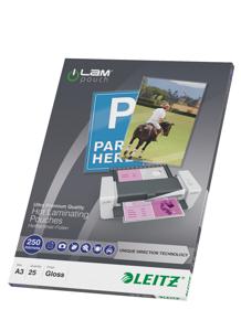 Leitz Lamineerfolie DIN A3 250 micron glanzend 25 stuk(s)