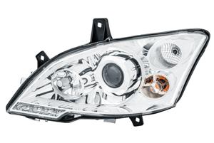 Koplamp HELLA, Inbouwplaats: Links, Spanning (Volt)12V, u.a. für Mercedes-Benz