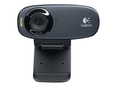 Logitech - C310 Webcam Black USB 2.0