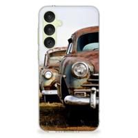 Samsung Galaxy A35 Siliconen Hoesje met foto Vintage Auto - thumbnail